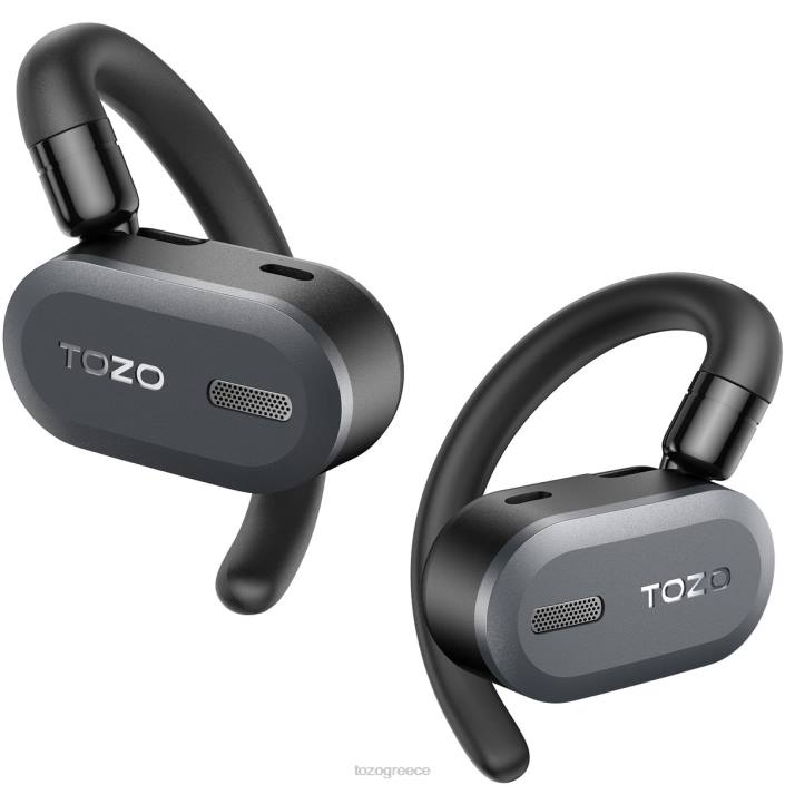 TOZO ανοιχτά μπουμπούκια μαύρος ακουστικά H6VX3