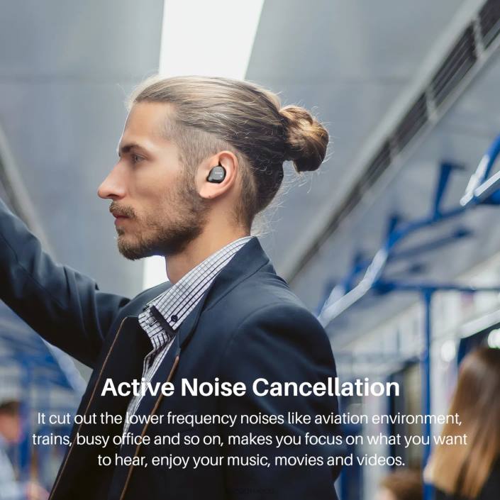 TOZO nc9 pro max μαύρος ακουστικά H6VX68
