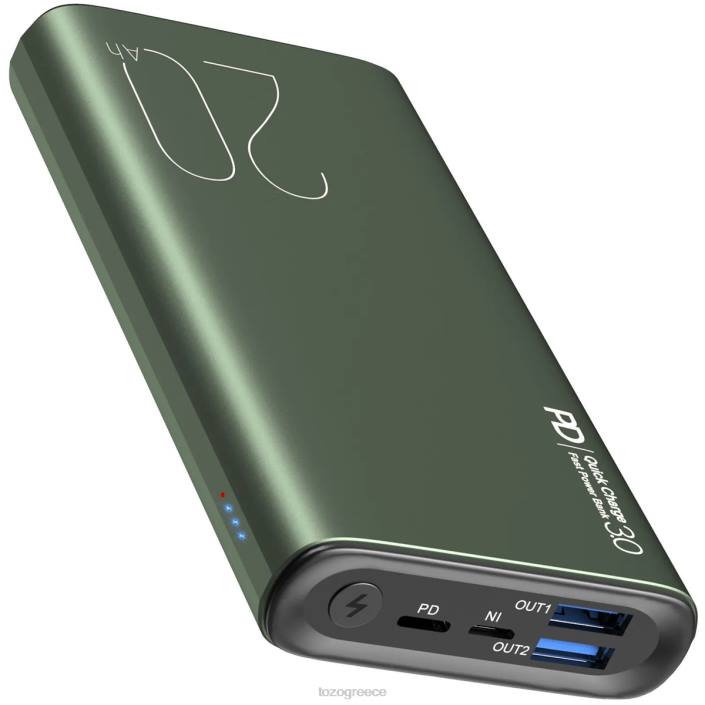 TOZO pb1 power bank πράσινος αξεσουάρ H6VX150