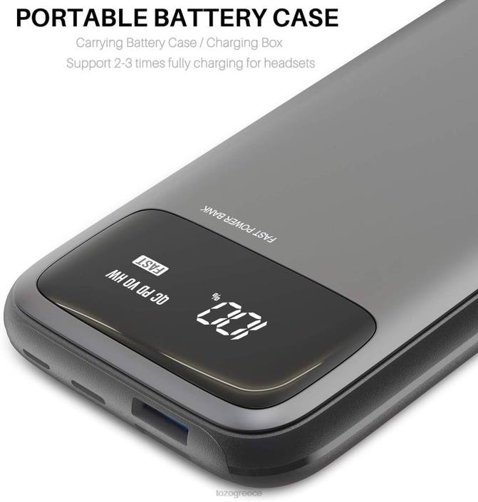 TOZO pb2 power bank μαύρος αξεσουάρ H6VX152