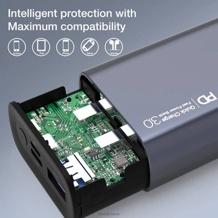 TOZO pb3 power bank πράσινος αξεσουάρ H6VX155