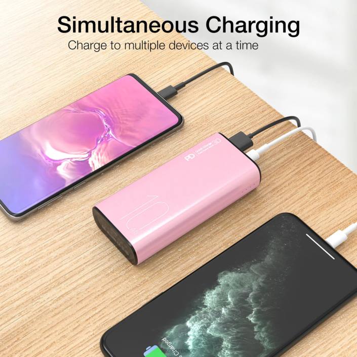 TOZO pb3 power bank ροζ χρυσός αξεσουάρ H6VX156