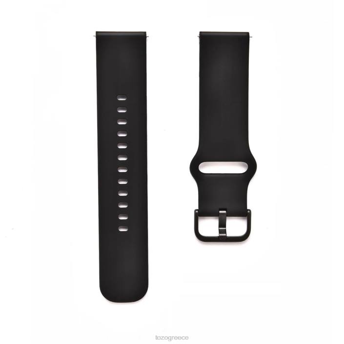 TOZO s3 έξυπνο ρολόι διάτρητο λουράκι μαύρος αξεσουάρ H6VX168