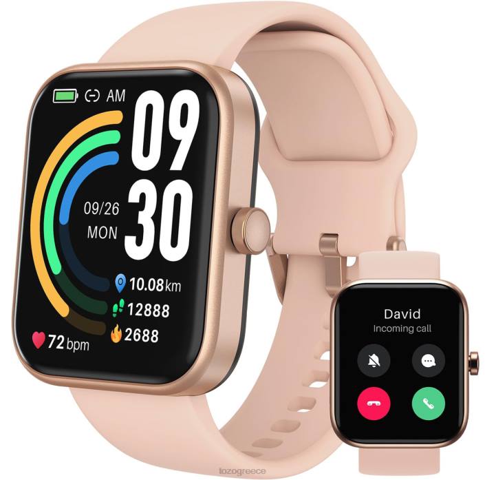 TOZO s3 ροζ χρυσός ρολόγια H6VX72